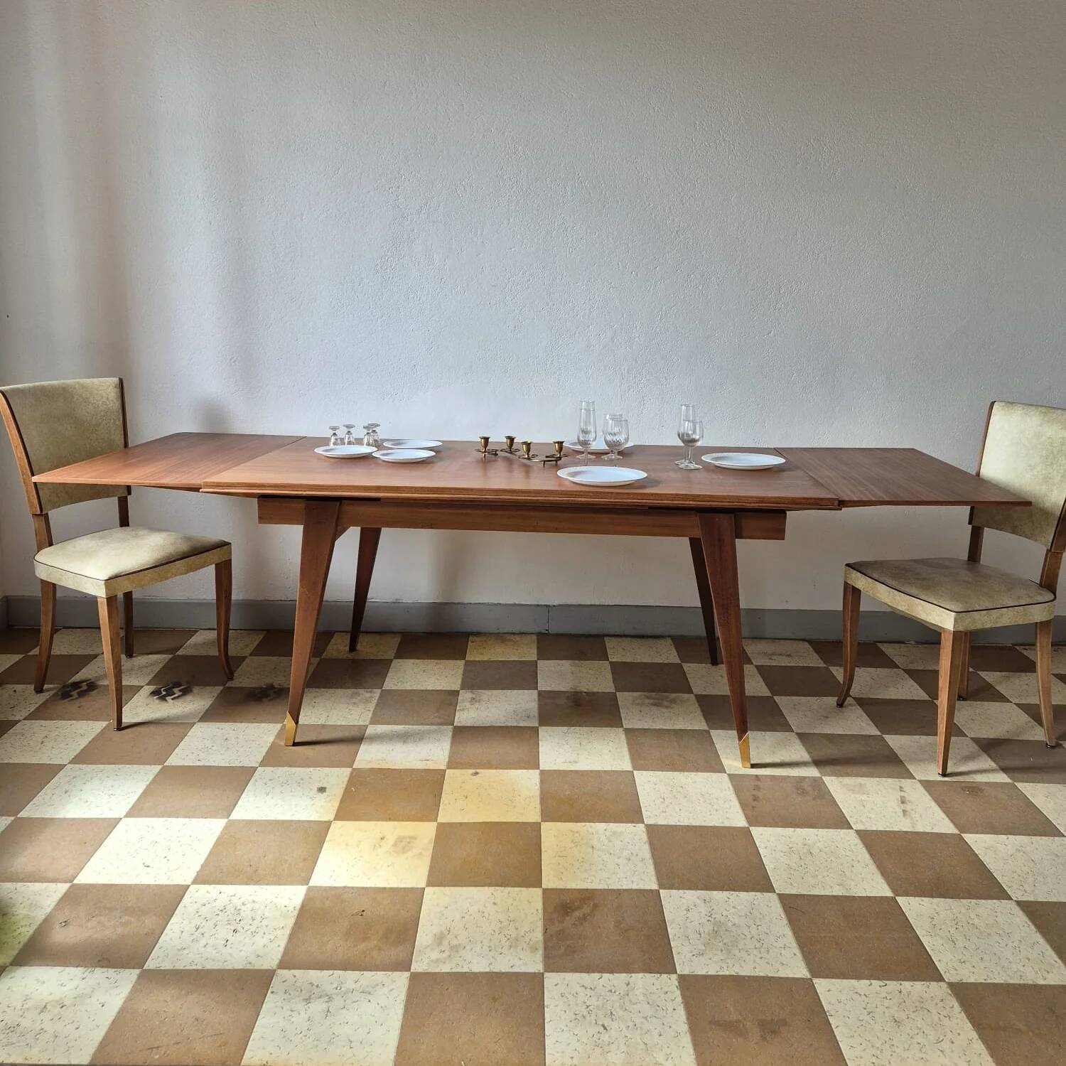 Table avec rallonge