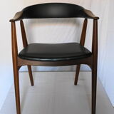 Danish desk chair in teak by Thomas Harlev, 60s