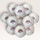 Set of 11 deep plates Badonviller, model Armor