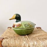 Ceramic duck signed Michel Caugant
