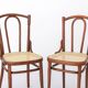 Antique Bentwood Chair in the Style of Thonet No. 56 | Austrian Rattan 1930