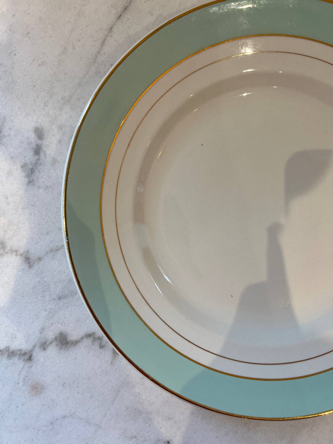 Round presentation dish - Epinay Luneville