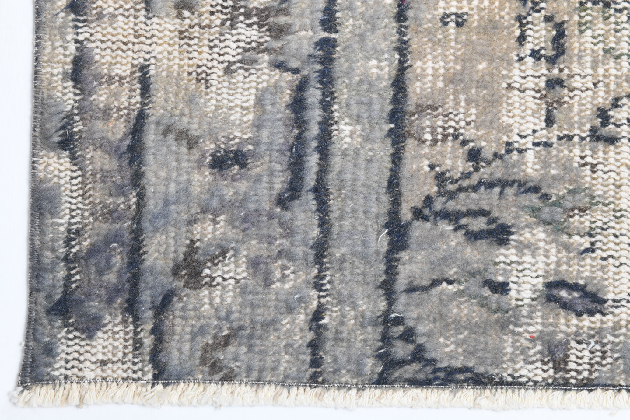 2x8 Floral Short Turkish Runner Rug