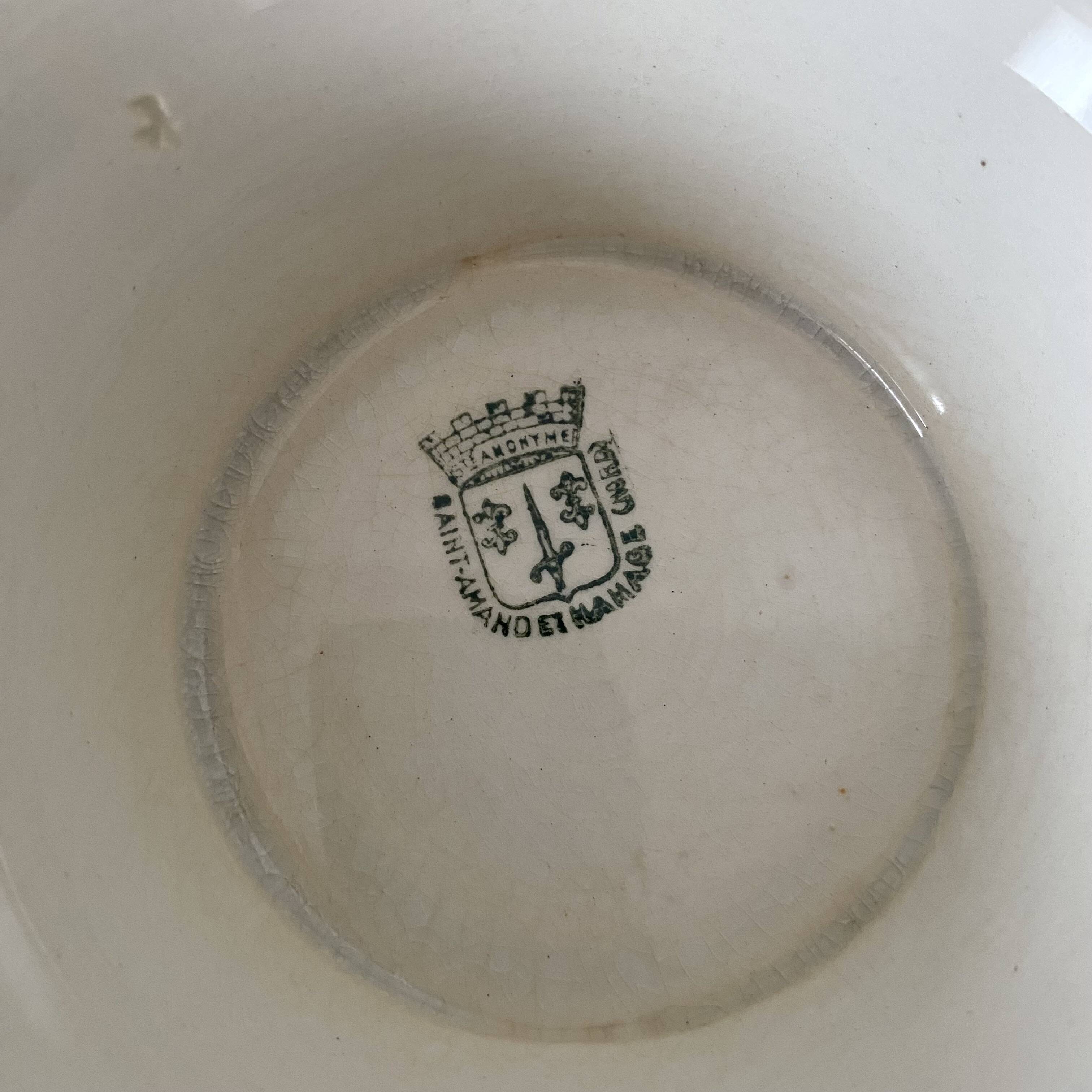 Antique St Amand soup tureen