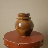 Ceramic vase handmade pottery artisanal production Scandinavian country decoration