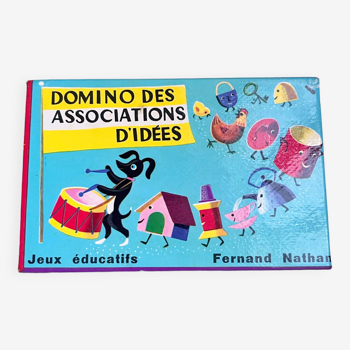 Domino des associations d'idées - Jeu vintage Fernand Nathan