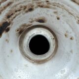 Mid-century modern pottery oil lamp by Ulla Nilsson for Arvika, 1960s.