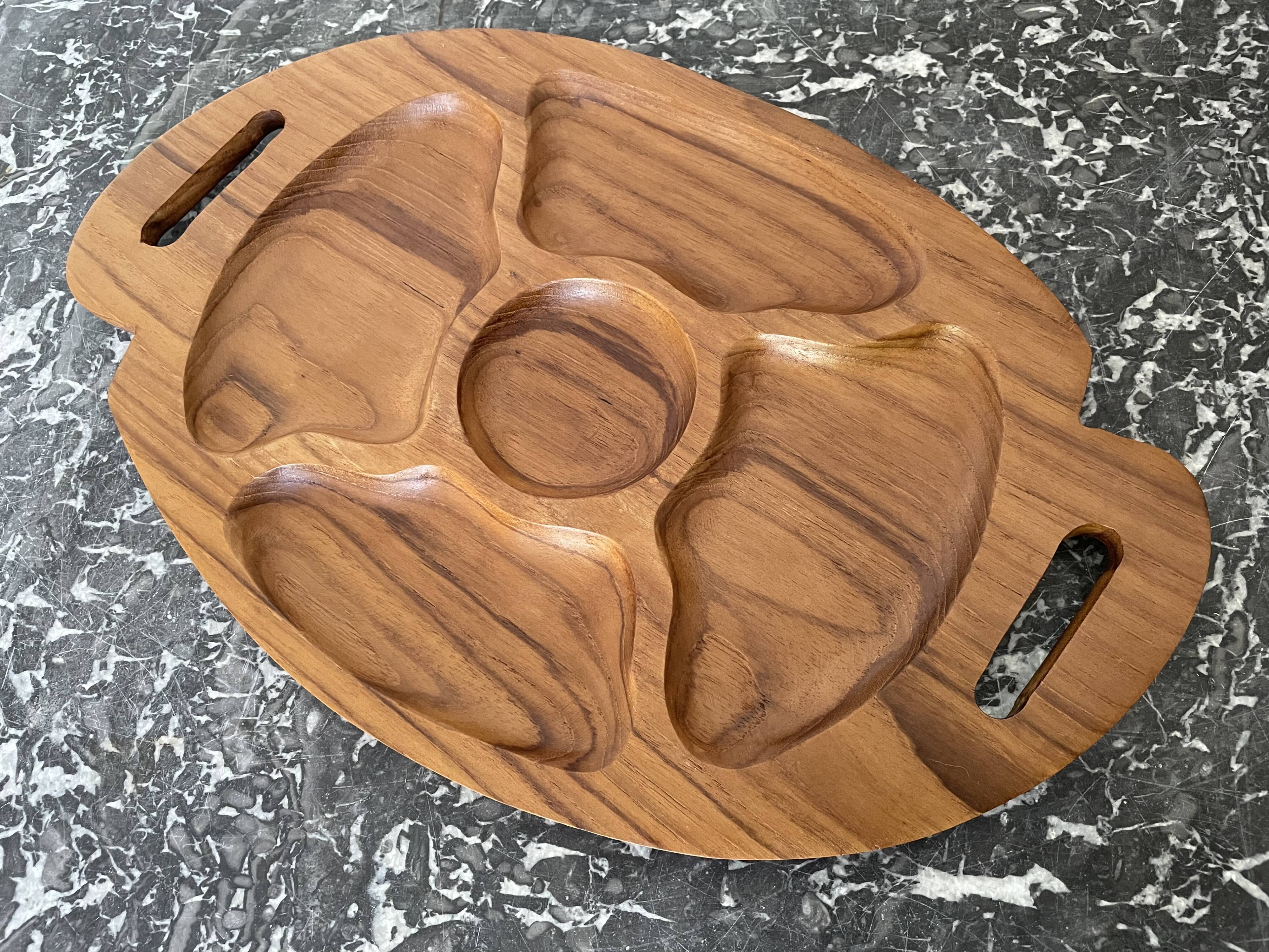 Vintage teak dish