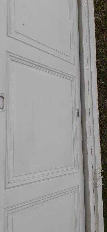 19th century woodwork 2x2 Louis Philippe mirror doors H2.46m L4.5m