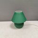 Retro green 'mushroom' table lamp, Danish from the 1980s-90s.