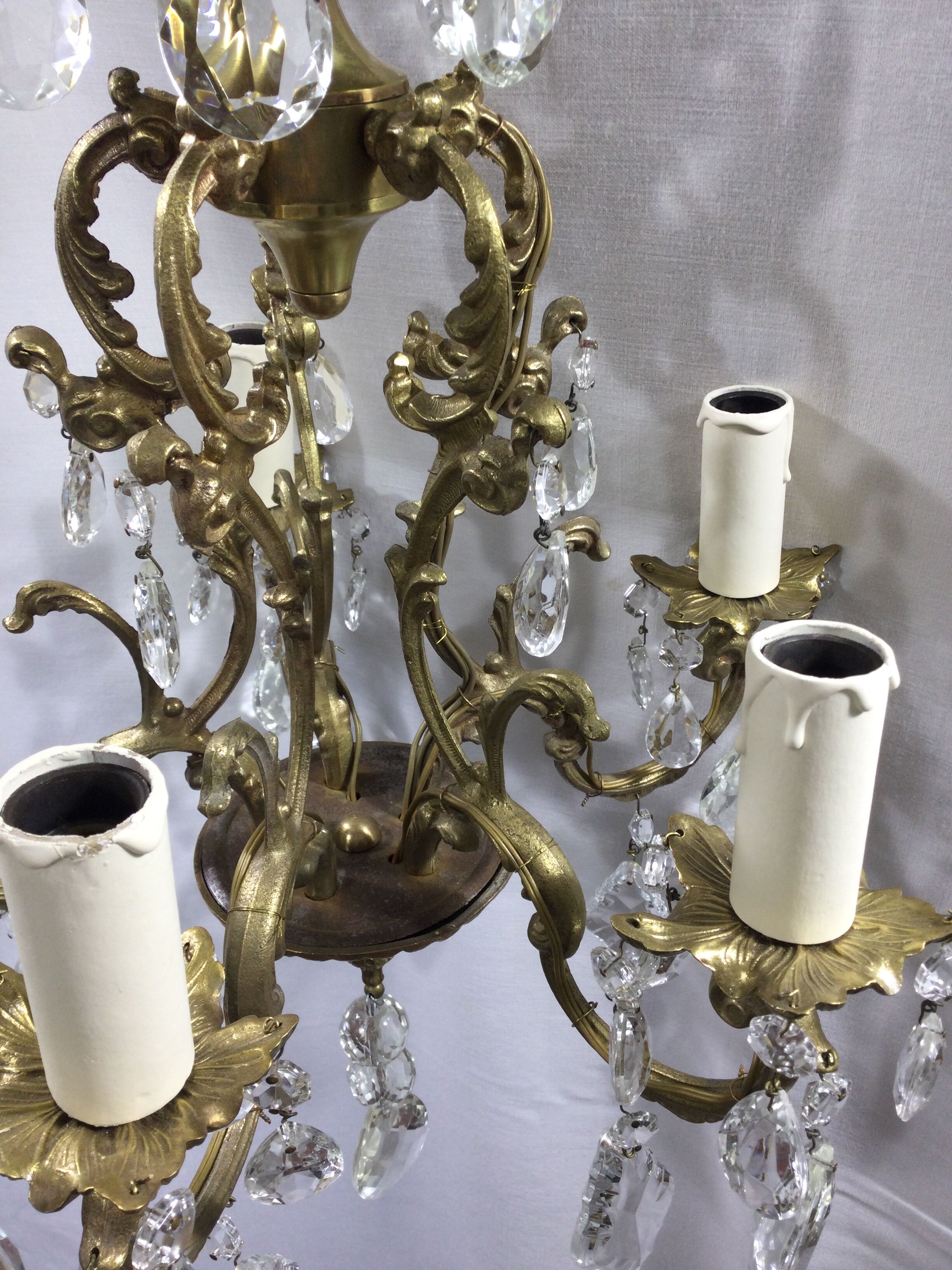 5-light cage chandelier