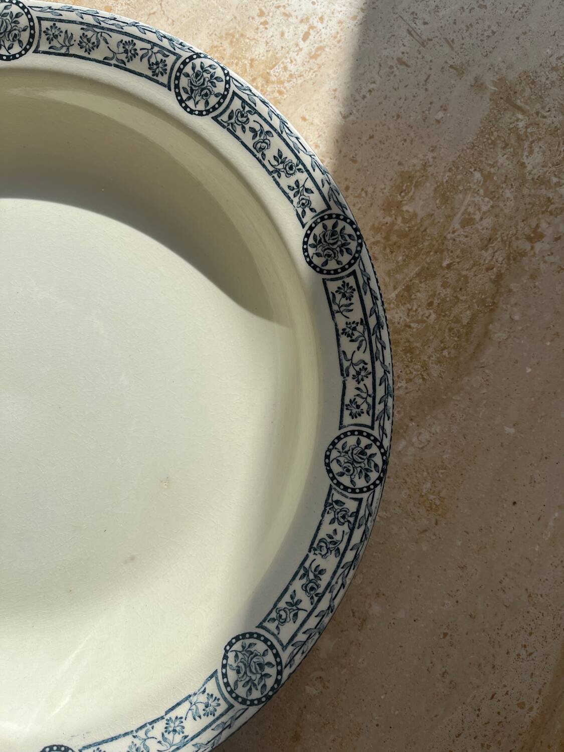 Pair of ironstone dishes