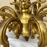 Vintage bronze louis xv style chandelier – 8 lights