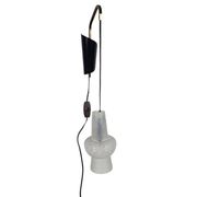 Suspension design néerlandais - Philips - modèle NX 14 - verre satiné - années 50 - Louis Kalff