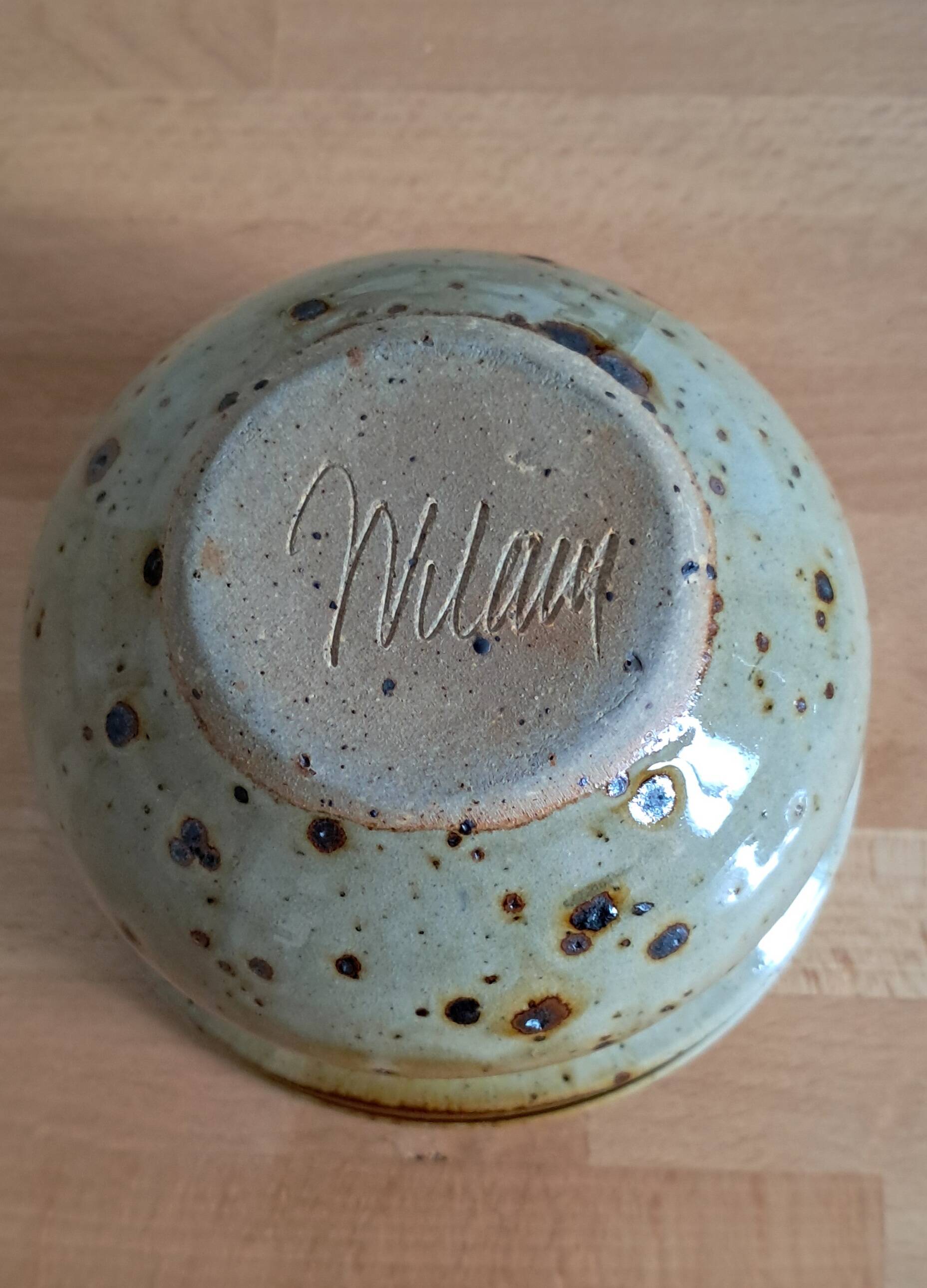 Small pot in pyrite stoneware