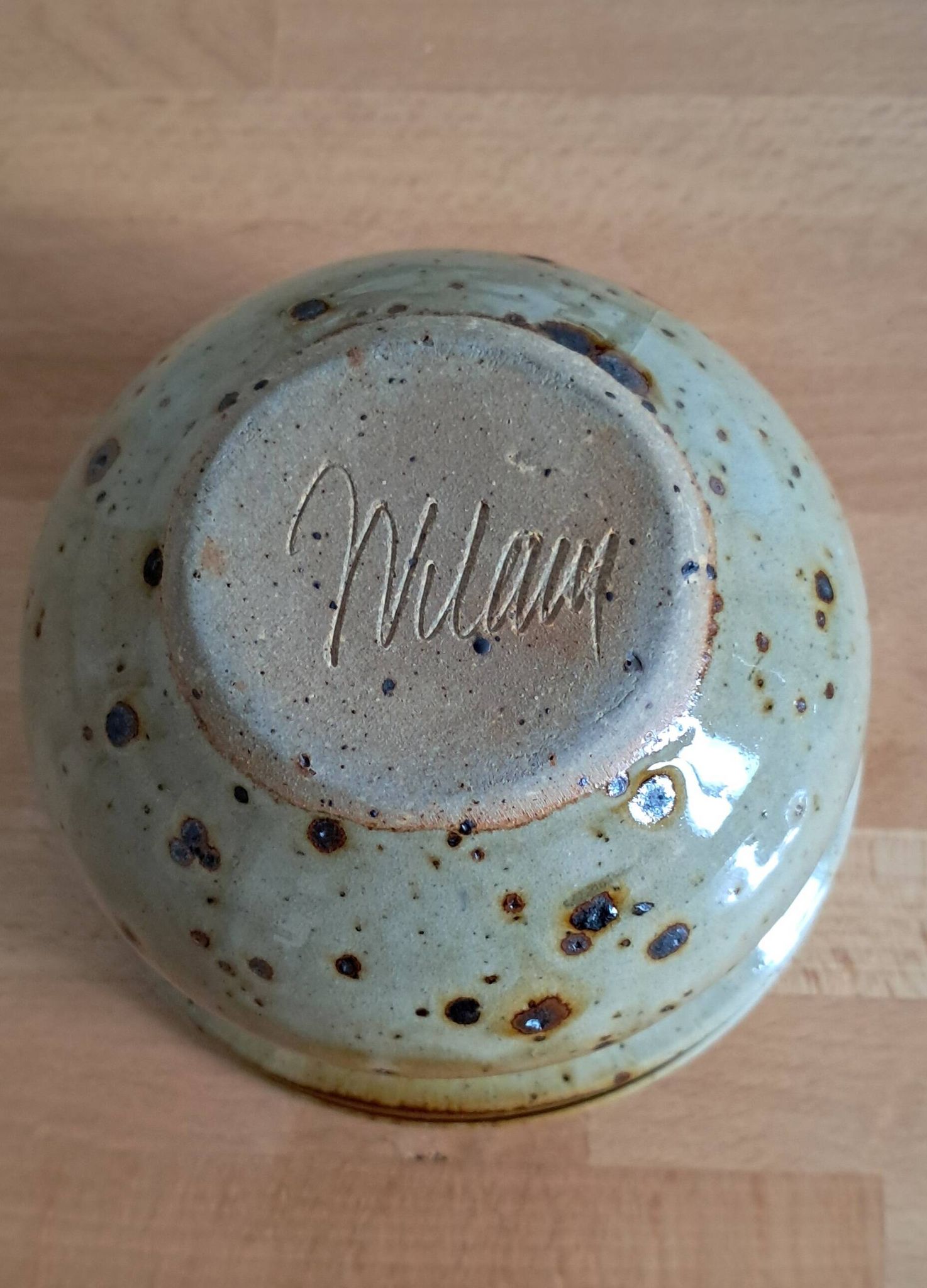 Small pot in pyrite stoneware