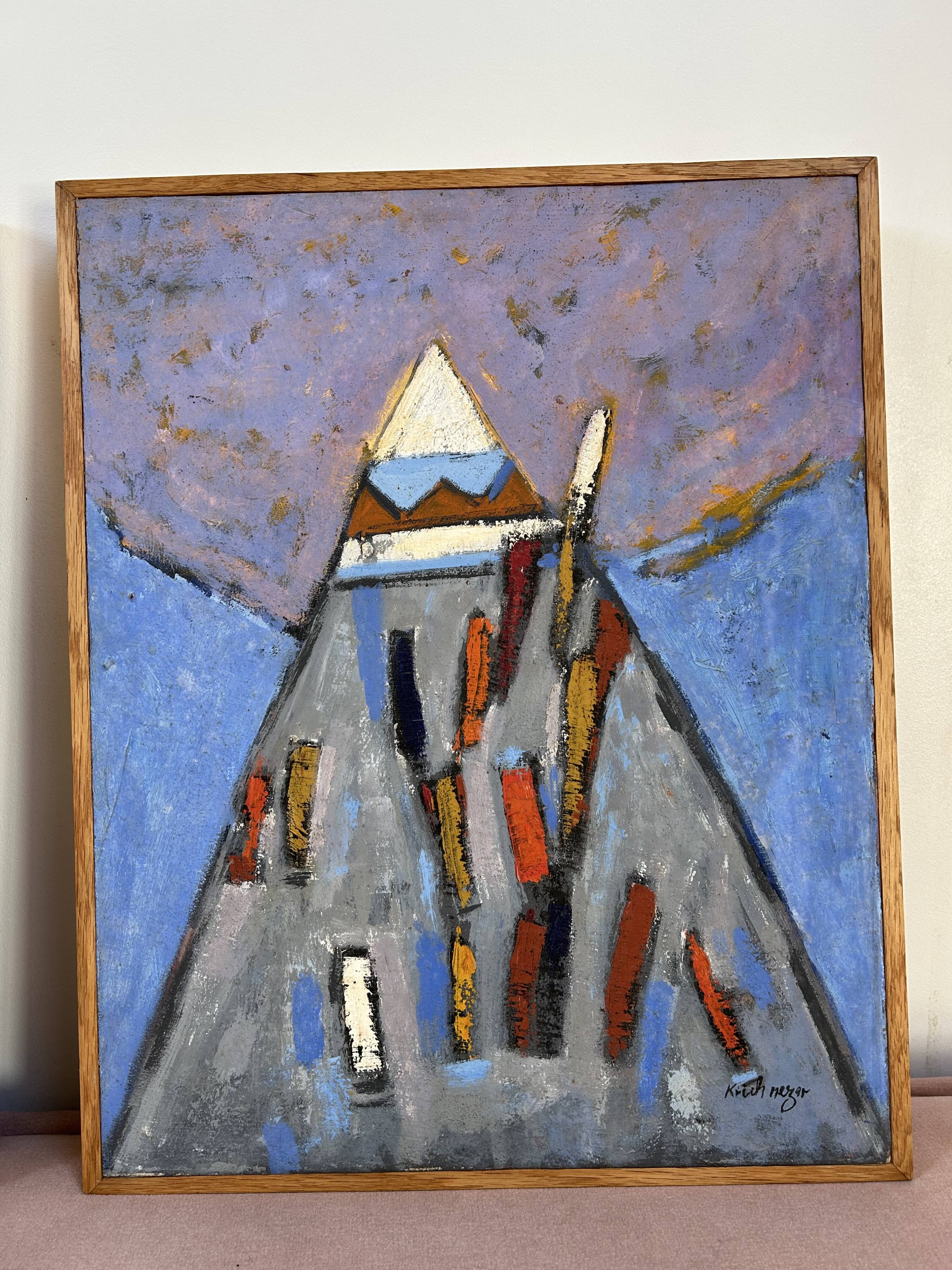 Painting by Moroccan artist Krich Nezar