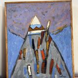 Painting by Moroccan artist Krich Nezar