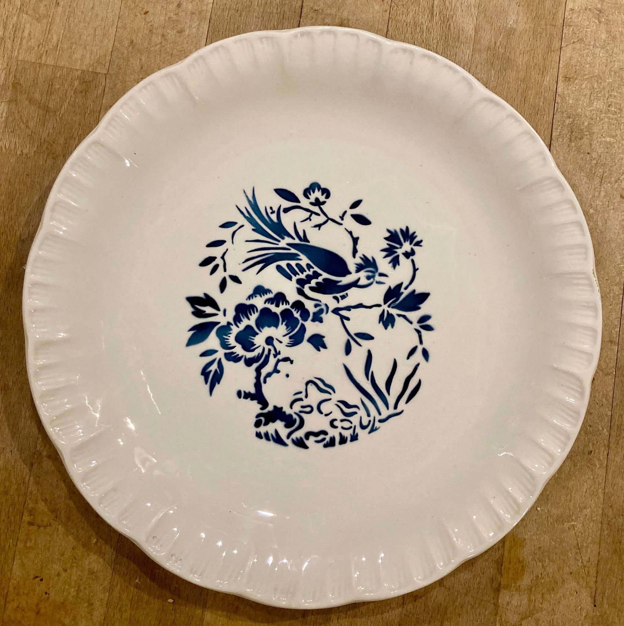 Lot de 3 assiettes Digoin Sarreguemines modèle Touraine