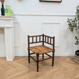 Chaise en chêne rustique