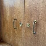 1960s oak storage unit