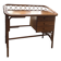 Bureau vintage Bonton en rotin et bois, 3 tiroirs