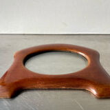 Art nouveau mahogany wooden frame measurements 18.5 cm x 15 cm  opening 12 cm x 7.5 cm