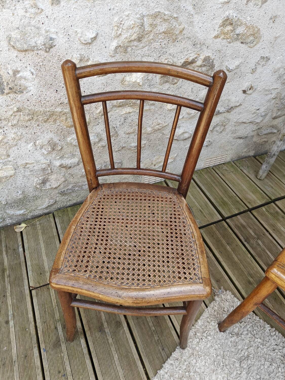 Four bistro chairs