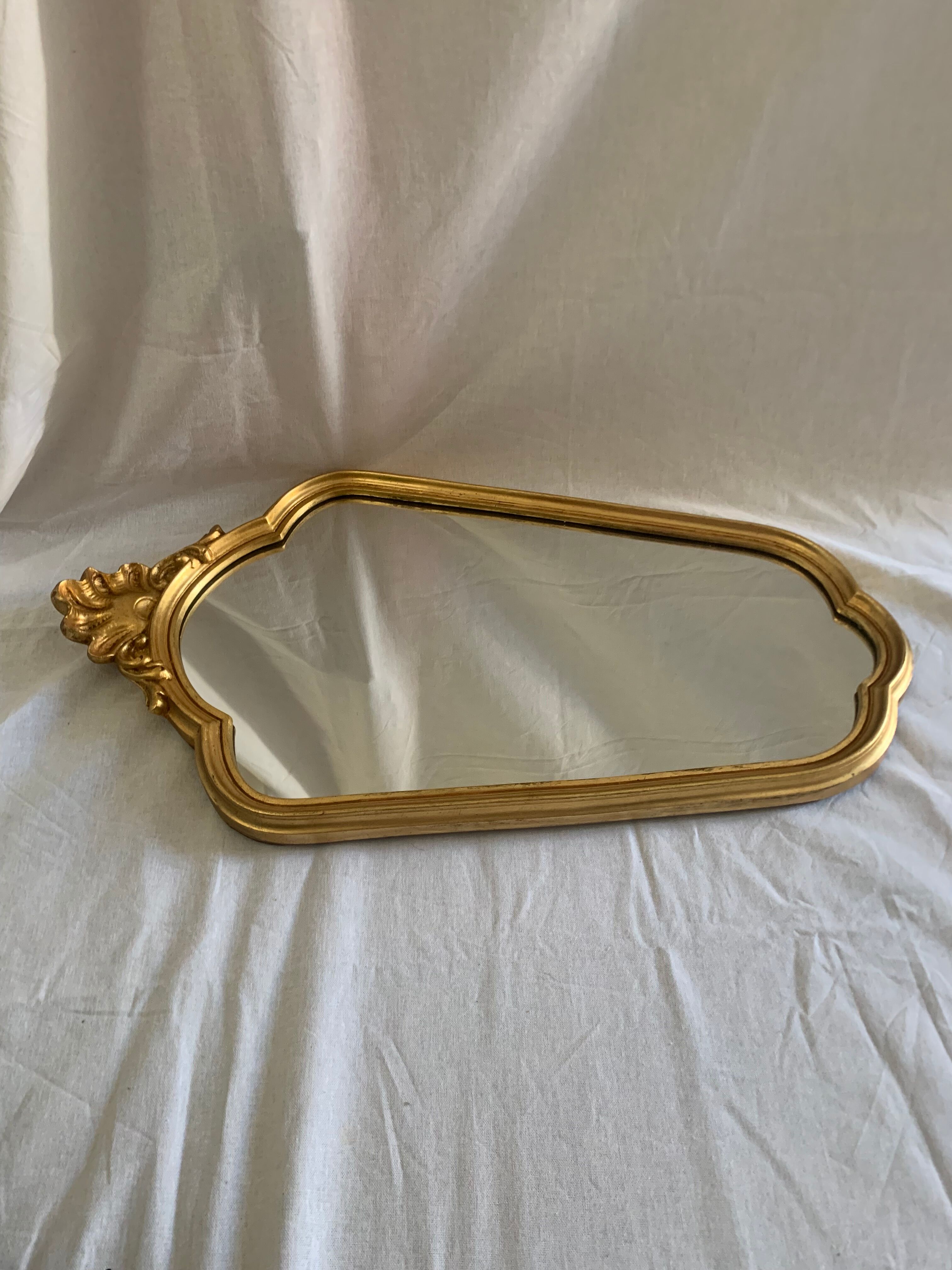 Old gilded mirror