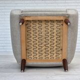 1960s, Danish design by Kurt Østervig, armchair model 61, wool, teak.