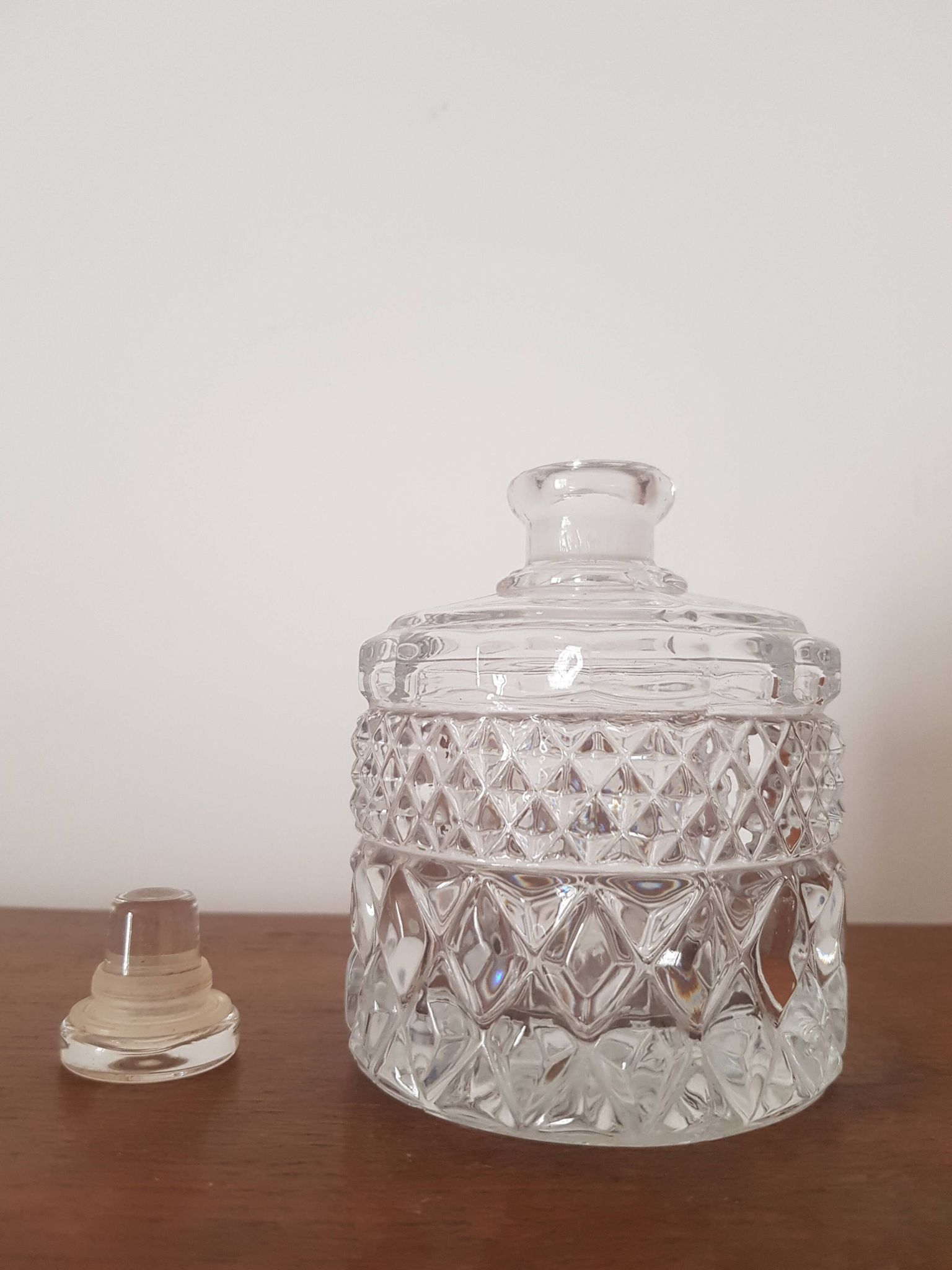 Crystal perfume bottle