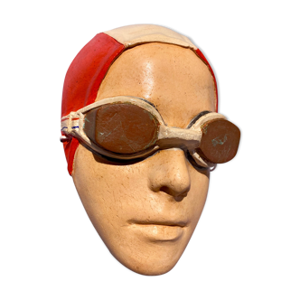 Mask signed by Pascal Yang 1988 unique deco