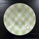 Pale green checkered plate