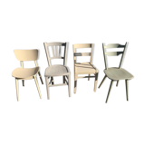 Set of mismatched chairs