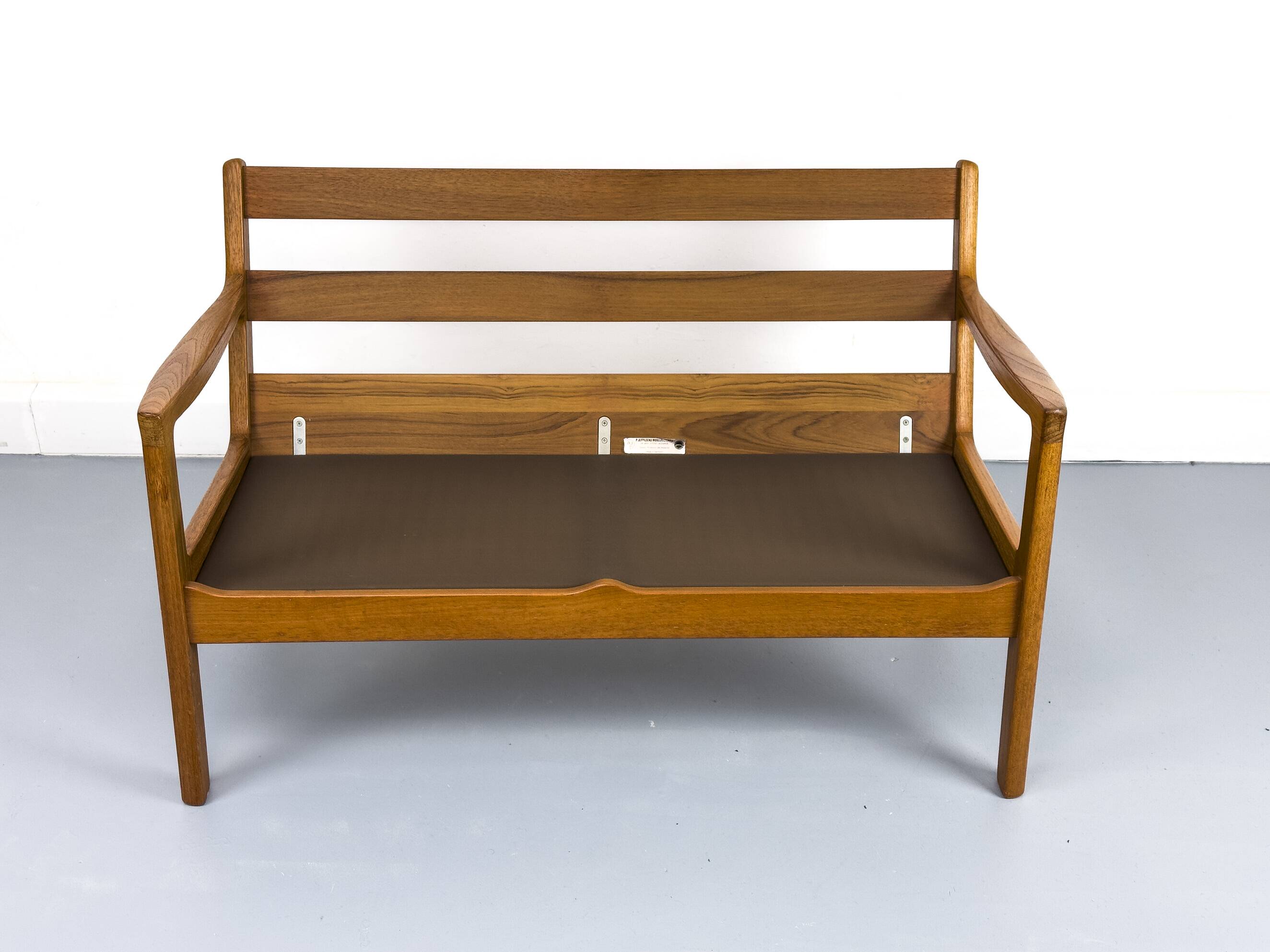 Vintage Two-Seater Senator Sofa in Teak by Ole Wanscher