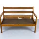 Vintage Two-Seater Senator Sofa in Teak by Ole Wanscher