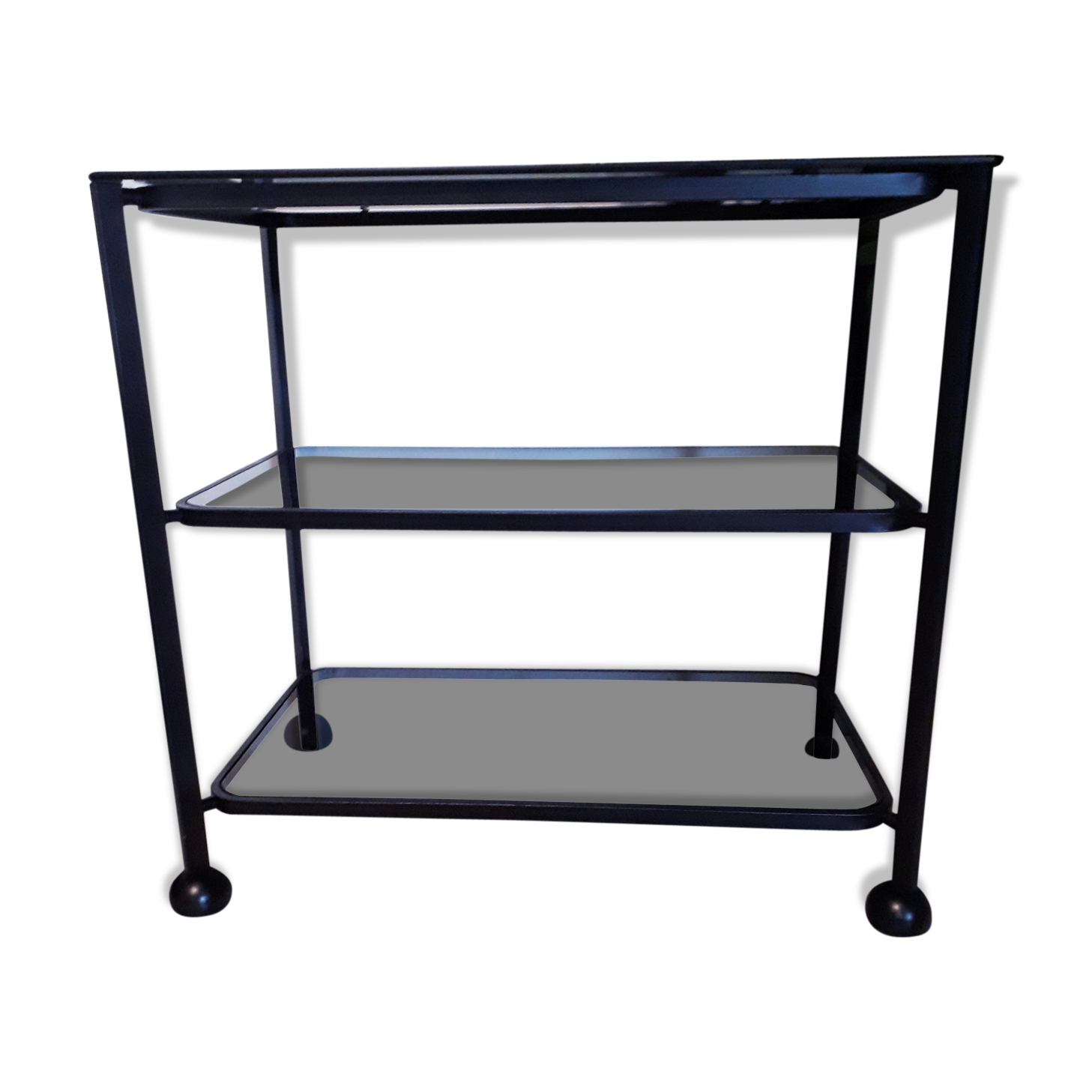 Italian designer trolley 1970's space age signed Allegri