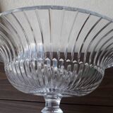 Stemmed glass bowl