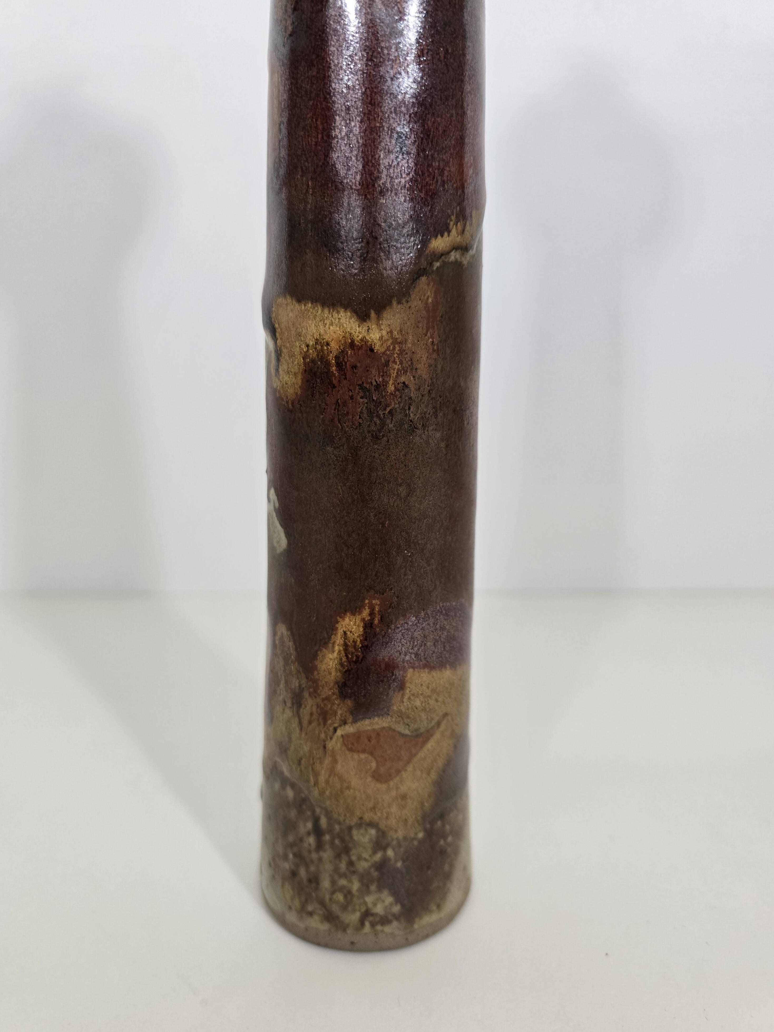 Glazed stoneware vase by Annie Maume – France, 1970s