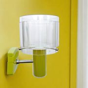 Portuguese mid century modern green  wall sconce light