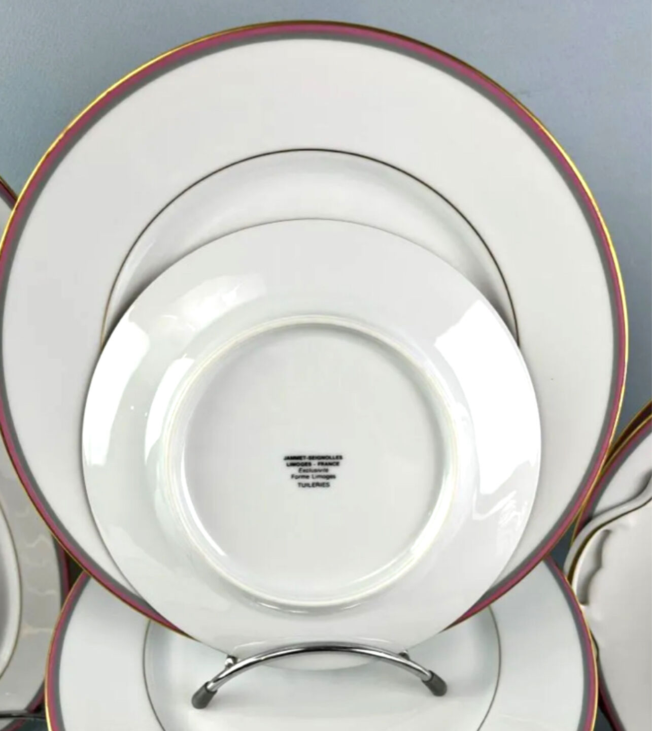 Service de table en porcelaine de limoges, Jammet Seignolles