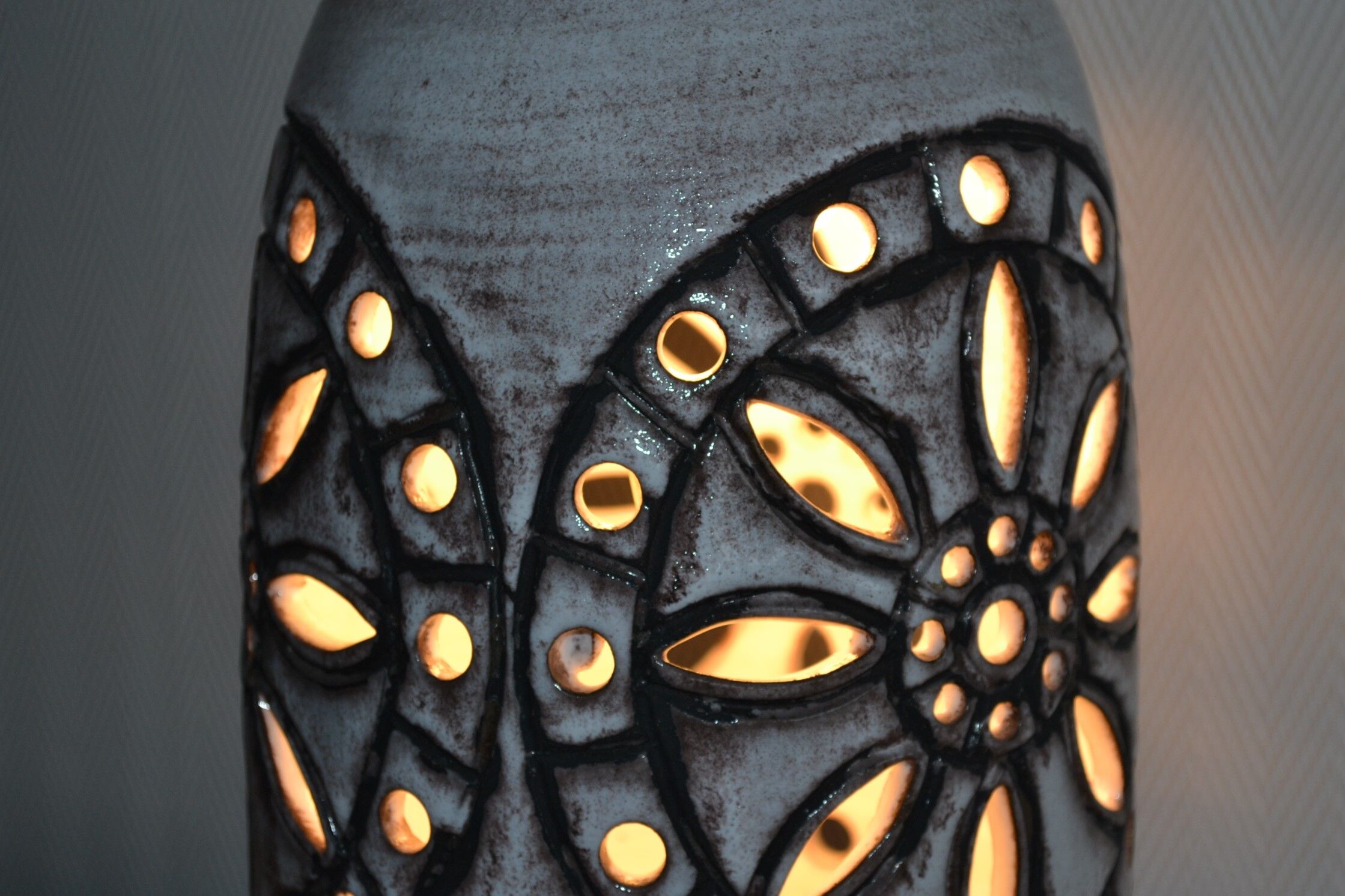 Valras ceramic lamp 1970