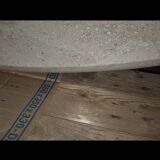 1970s travertine dining table