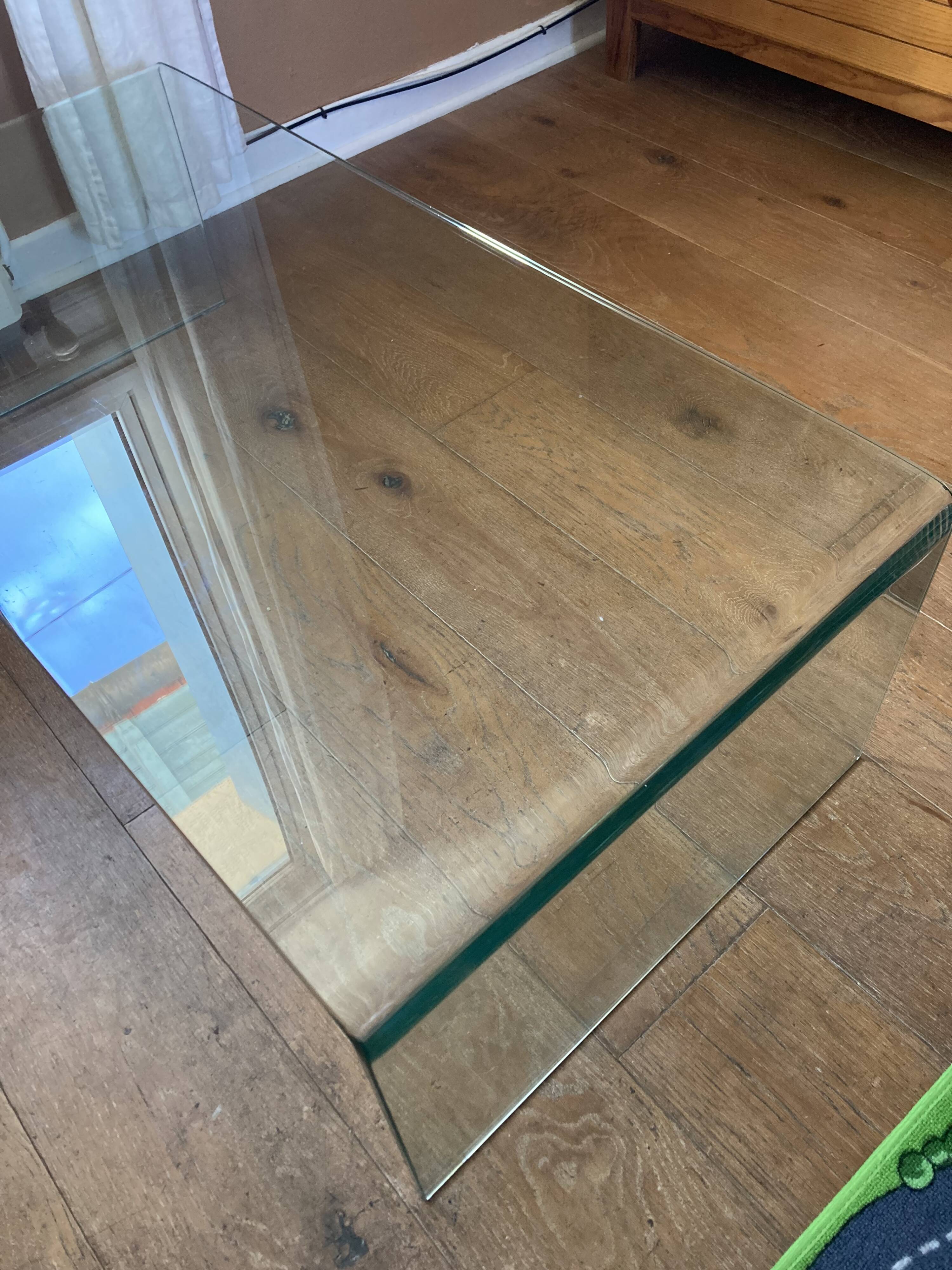 Habitat Gala tempered glass coffee table