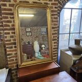 Antique Louis Philippe style gilded mirror