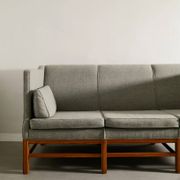 Vintage Wooden Danish Mid Century Three Seater Sofa, 1960s