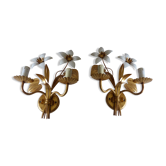 2 wall lamps
