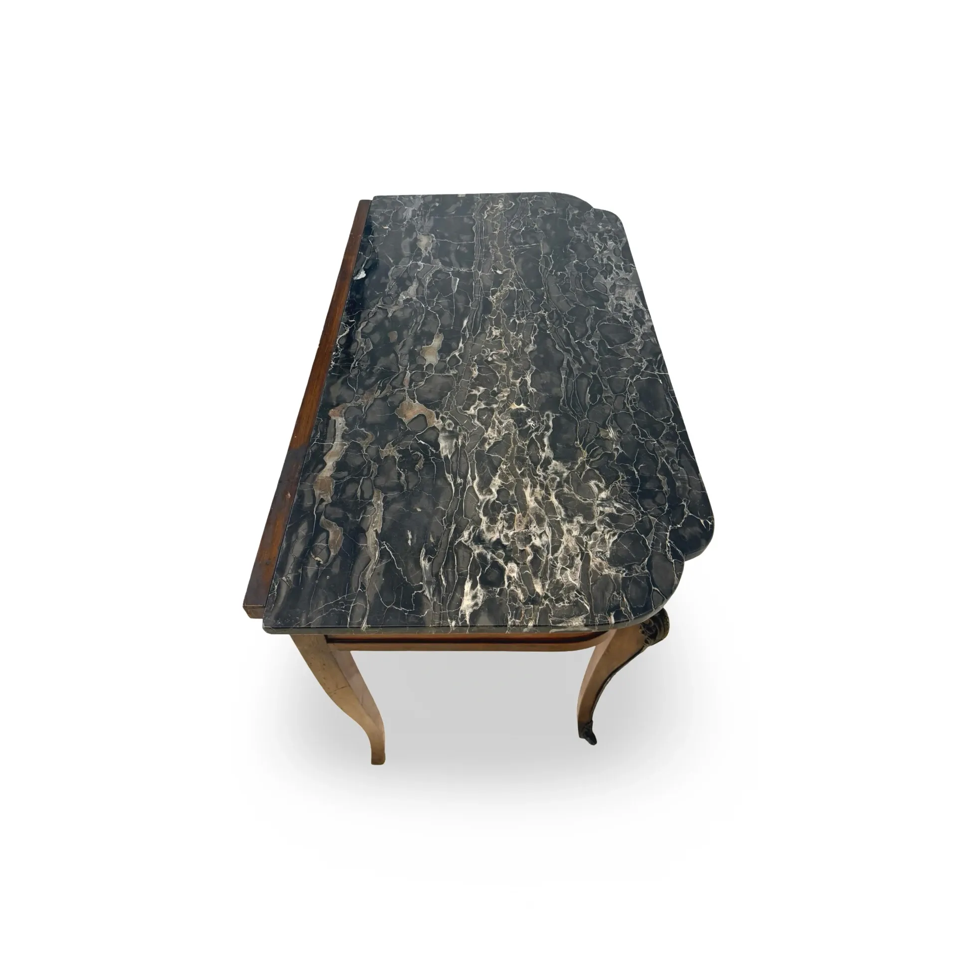 Console Table with Marble Top – 19th Century