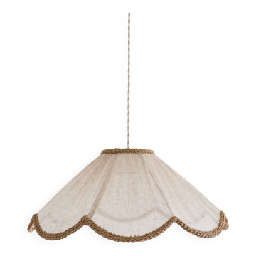 Suspension forme florale unie Françoise "classic beige"