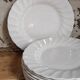 Nine fine English porcelain sweet plates